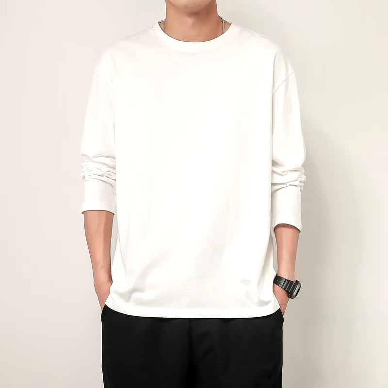 Solid Short Sleeve T-Shirts Man Large round Neck Woman T-Shirts for Women Long Oversize Men'S Sleeves Male Tops Tees