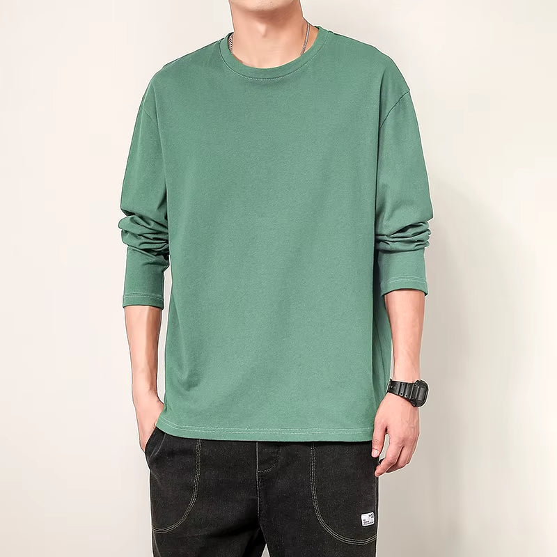Solid Short Sleeve T-Shirts Man Large round Neck Woman T-Shirts for Women Long Oversize Men'S Sleeves Male Tops Tees