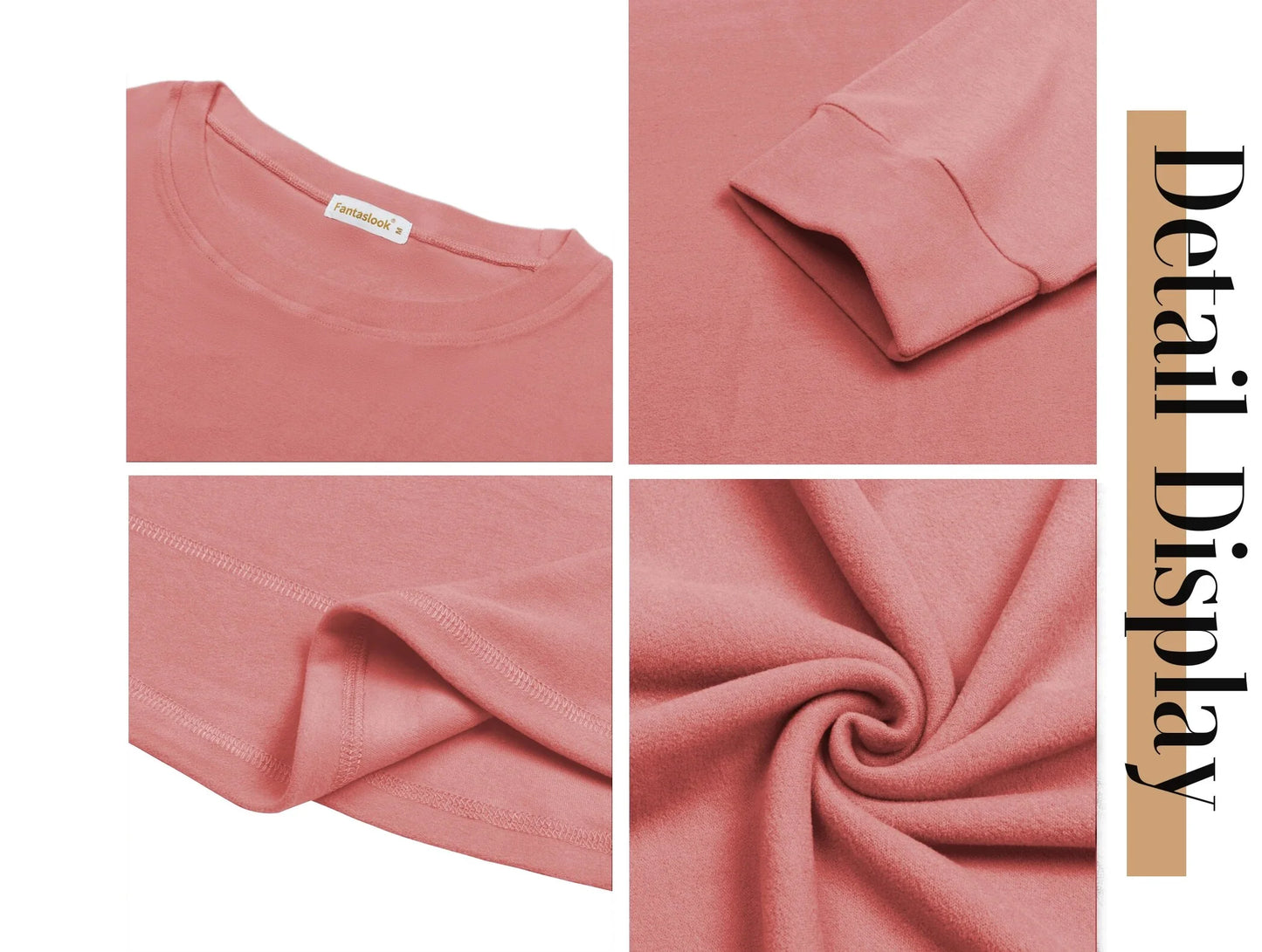 Sweatshirts for Women Crewneck Casual Long Sleeve Shirts Tunic Tops