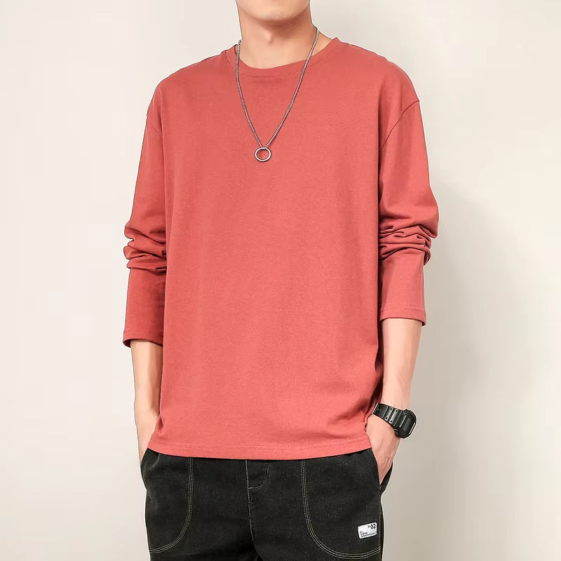 Solid Short Sleeve T-Shirts Man Large round Neck Woman T-Shirts for Women Long Oversize Men'S Sleeves Male Tops Tees
