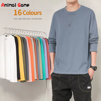 Solid Short Sleeve T-Shirts Man Large round Neck Woman T-Shirts for Women Long Oversize Men'S Sleeves Male Tops Tees